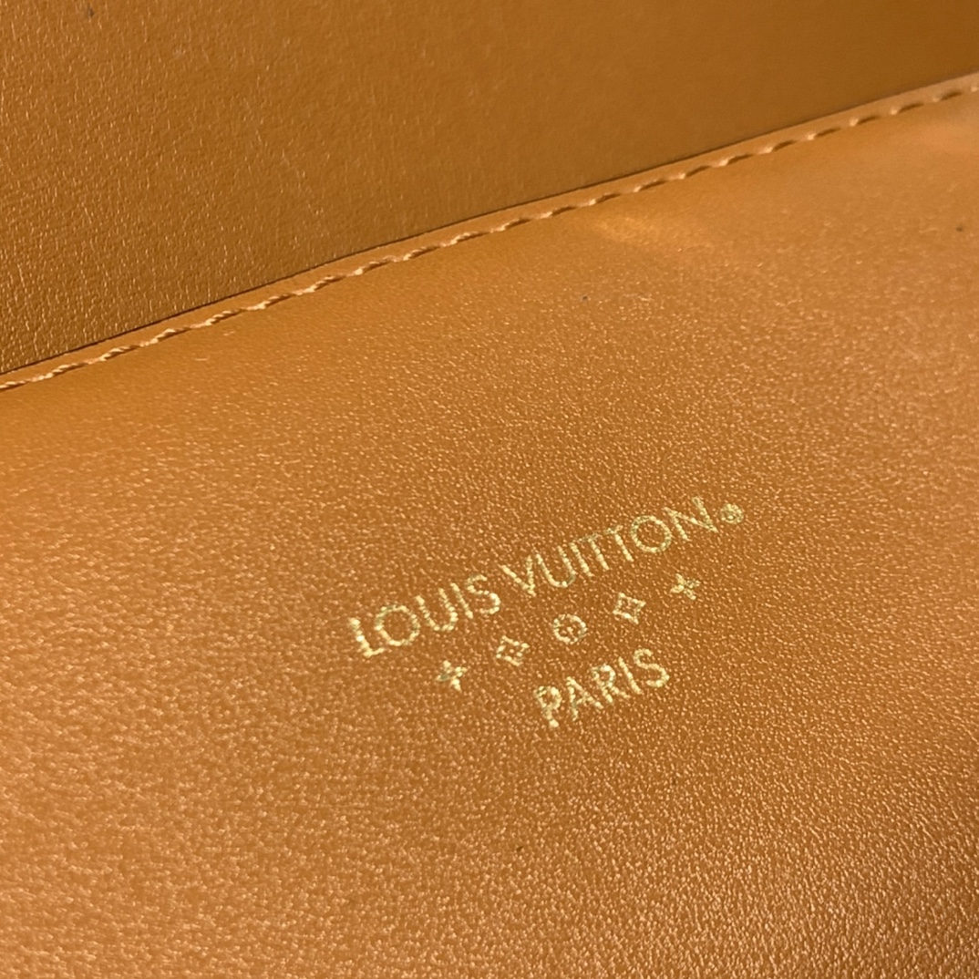 Louis Vuitton LV PONT 9 SOFT Smooth calfskin Shoudler Bag M56456 Caramel Brown